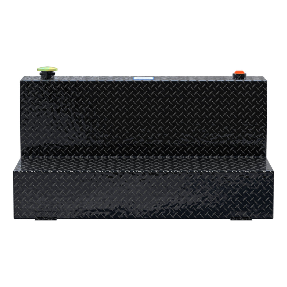 Gloss Black 75-Gallon L-Shape Aluminum Transfer Tank