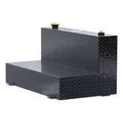 Gloss Black 75-Gallon L-Shape Aluminum Transfer Tank