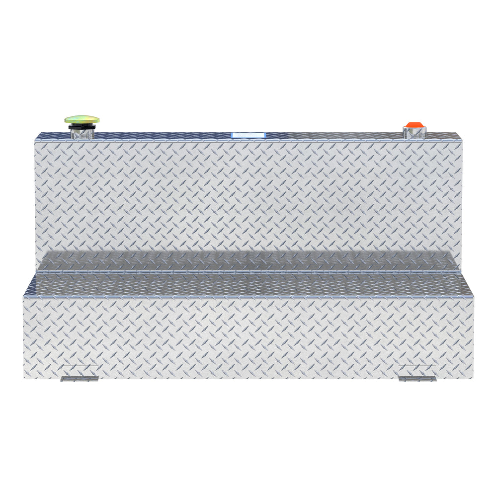 75-Gallon L-Shape Bright Aluminum Transfer Tank