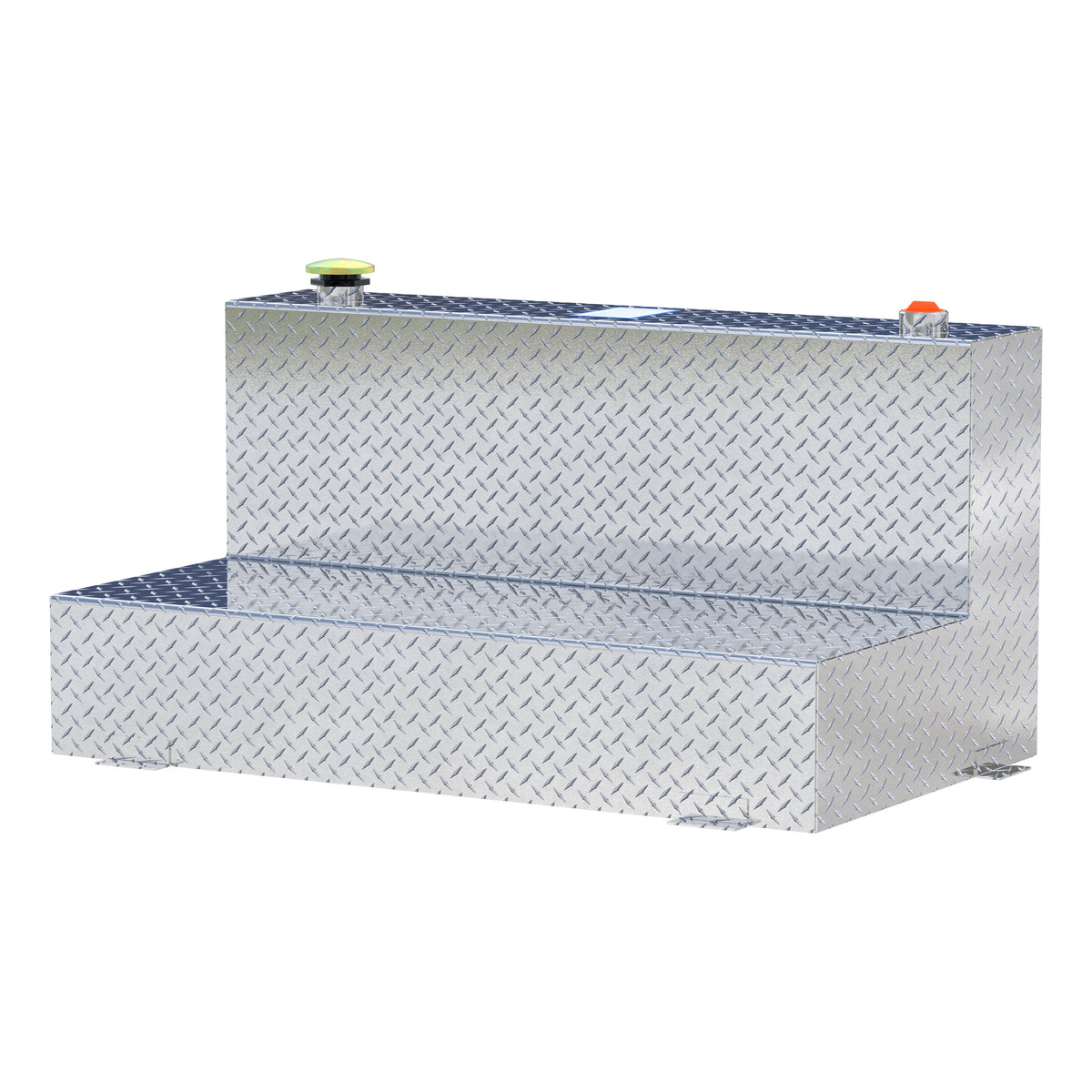 75-Gallon L-Shape Bright Aluminum Transfer Tank