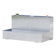 75-Gallon L-Shape Bright Aluminum Transfer Tank