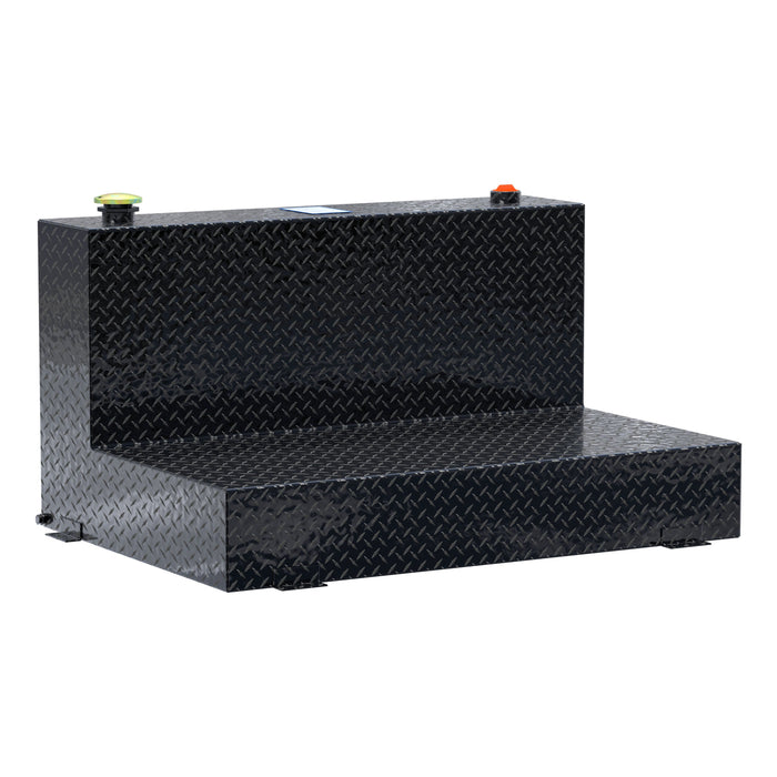 Gloss Black 85-Gallon L-Shape Aluminum Transfer Tank