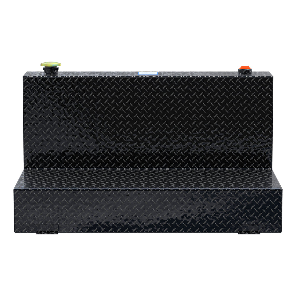 Gloss Black 85-Gallon L-Shape Aluminum Transfer Tank