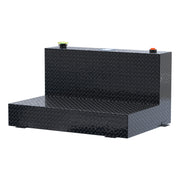 Gloss Black 85-Gallon L-Shape Aluminum Transfer Tank