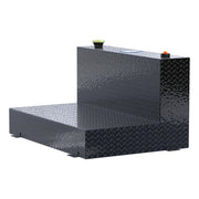 Gloss Black 85-Gallon L-Shape Aluminum Transfer Tank