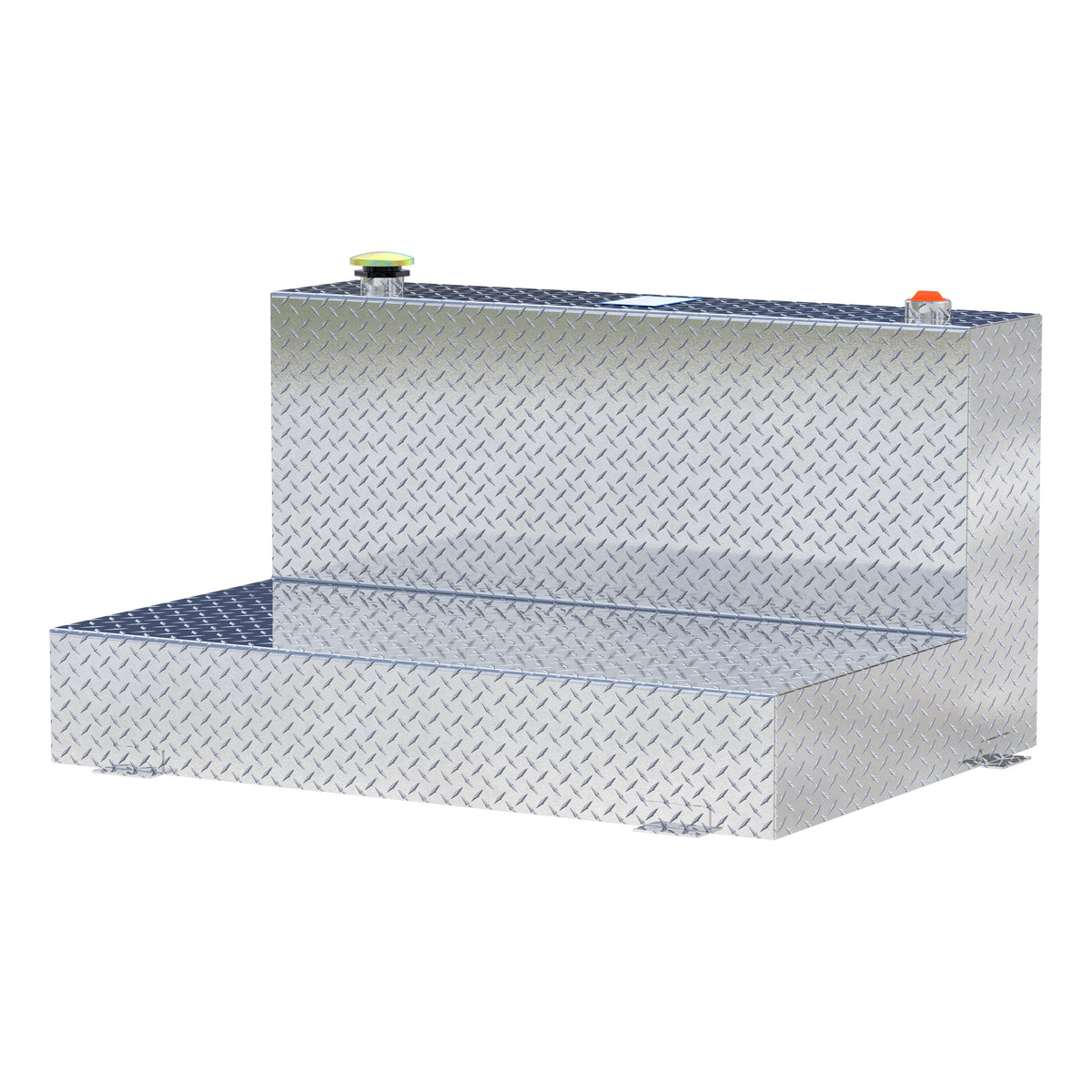 85-Gallon L-Shape Bright Aluminum Transfer Tank