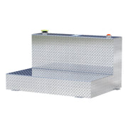 85-Gallon L-Shape Bright Aluminum Transfer Tank