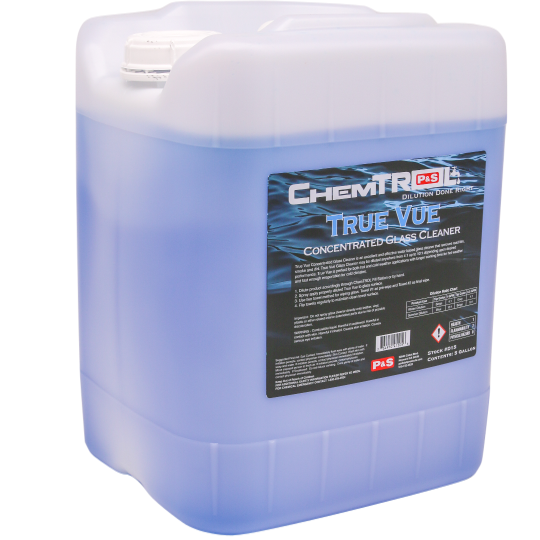 Tru Vue Concentrated Glass Cleaner - 5 Gallon