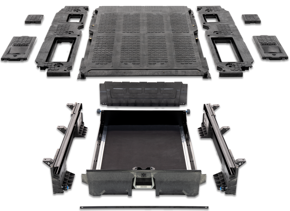 DECKED Drawer System - Ford - 6' 0" bed - Payload - 1000 lbs.