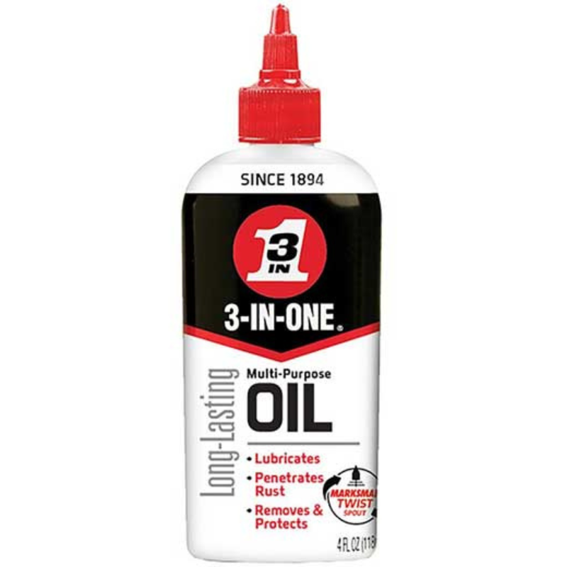 WD-40 3-In-One 4 oz Multi-Purpose Oil with Marksman Twist Spout (100703)