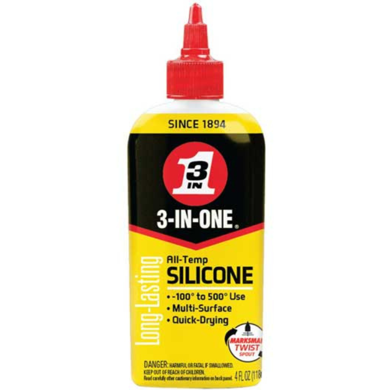 WD-40 3-In-One 4 oz All-Temp Silicone Oil (120008)