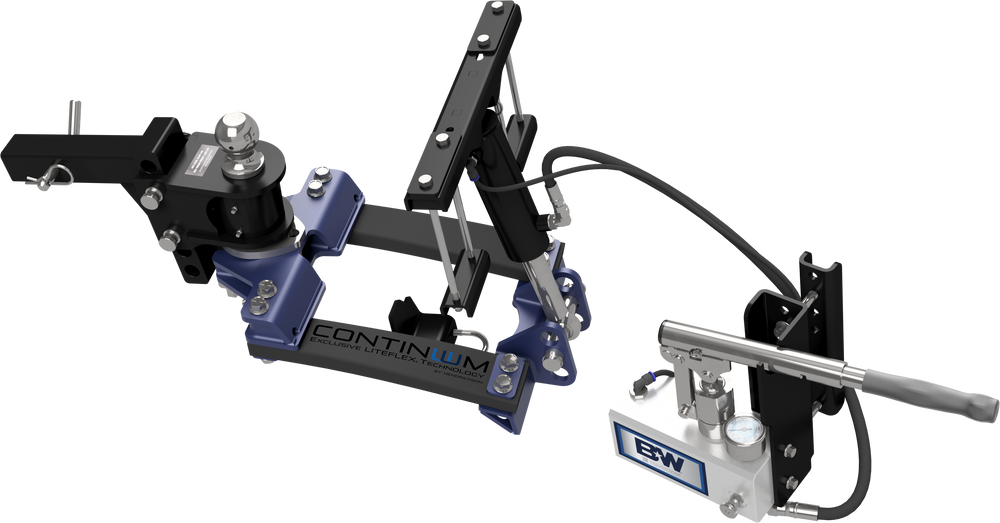 B&W Weight Distribution Hitch Kit, 2" Shank for Straight Trailer Couplers - Part WDHK4500