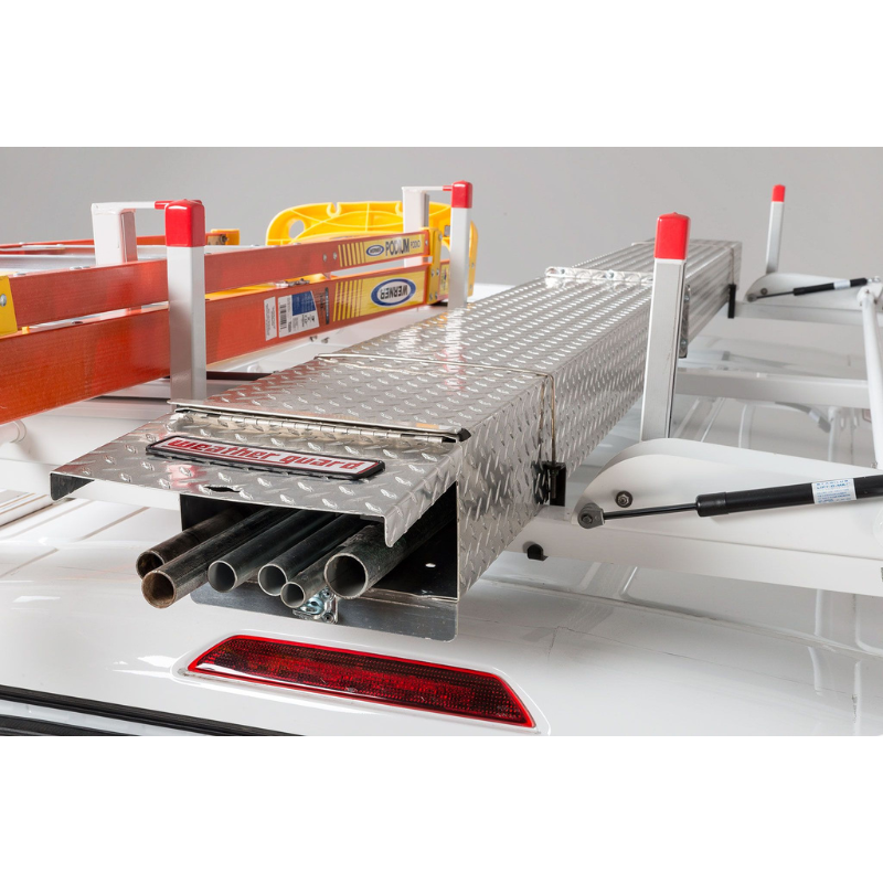 Weather Guard 237 Diamond-Plate Aluminum Conduit Carrier, 10 ft