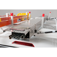Weather Guard 237 Diamond-Plate Aluminum Conduit Carrier, 10 ft