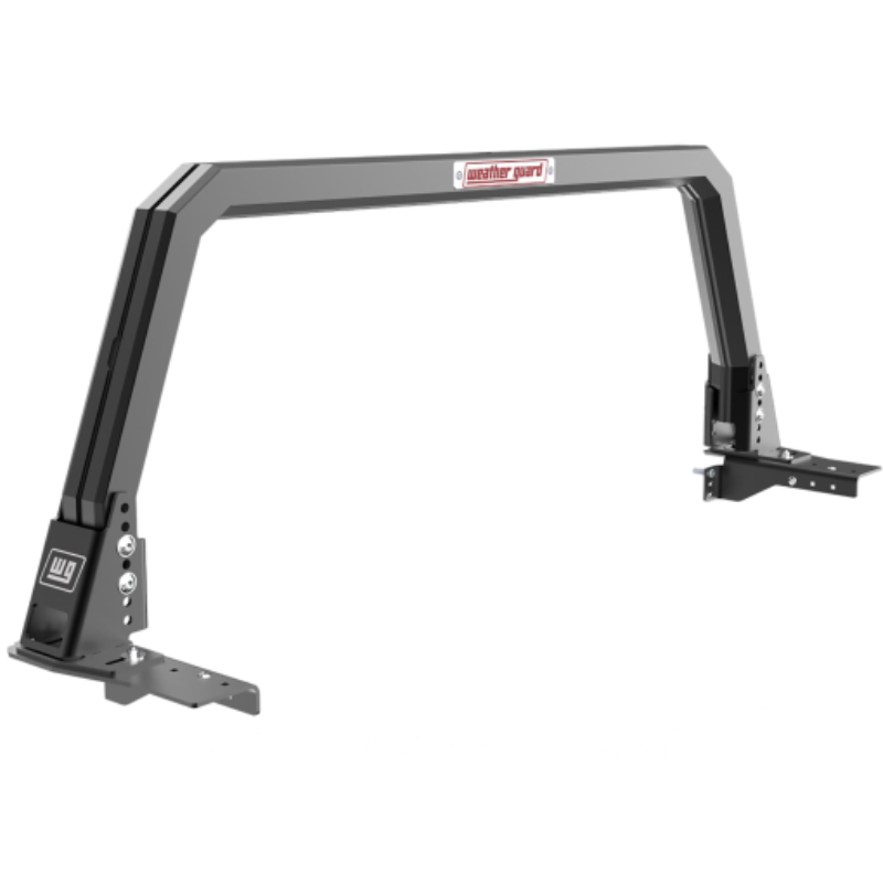Weather Guard Open Frame Aluminum Headache Rack, Matte Black (11902-52-01)