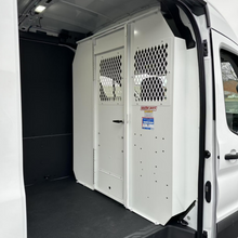 Weather Guard 96312-3-01D Steel Screen Bulkhead, Transit Mid-Roof, Deep Offset