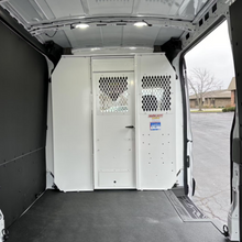 Weather Guard 96312-3-01D Steel Screen Bulkhead, Transit Mid-Roof, Deep Offset