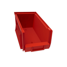 Weather Guard 9855-7-02 Red Stackable Van Shelf Bins, 7.1x6x13.2 in, 6-Pack