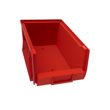 Weather Guard Red Stackable Van Shelf Bins, 7.9 x 6 x 15.4 in, 6-Pack (9859-7-02)