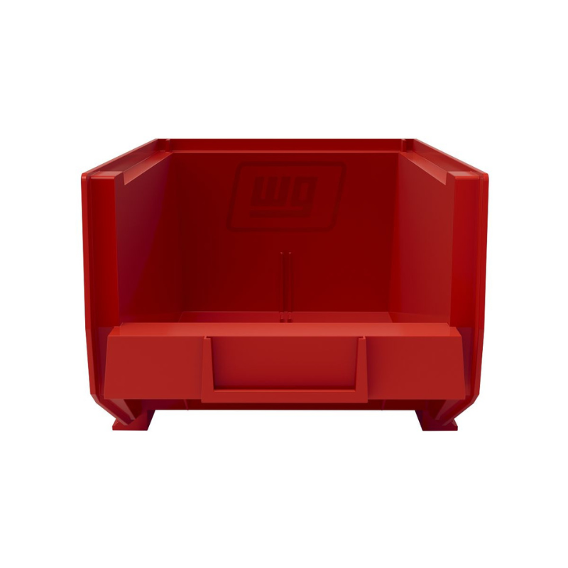 Weather Guard 9859-7-02 Red Stackable Van Shelf Bins, 7.9x6x15.4 in, 6-Pack