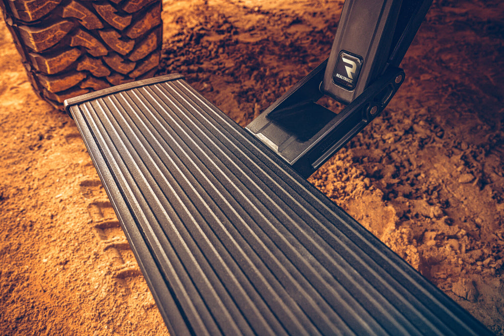 RealTruck AMP Research Powerstep Plug-N-Play;21-24 Ford F-150 HYBRID EV-GAS, 22-24 Ford F-150 Lightning
