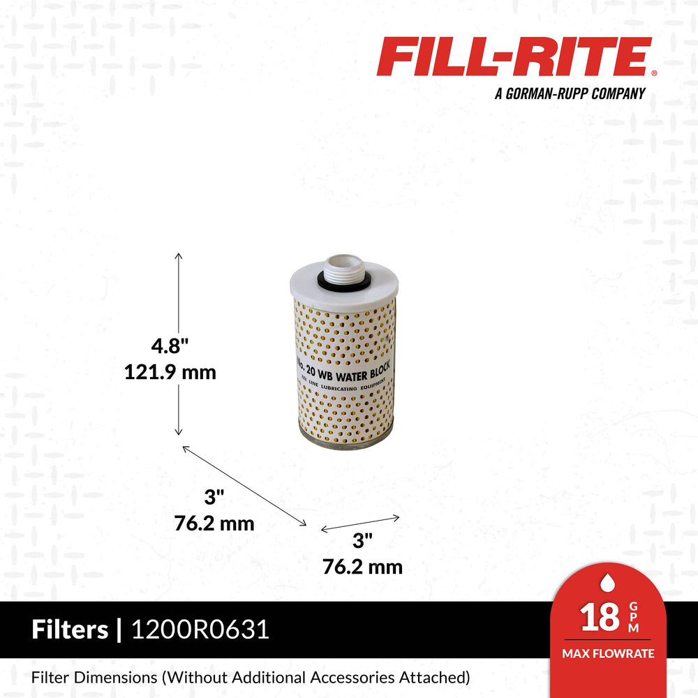 Fill-Rite 1200R0631 dimensions