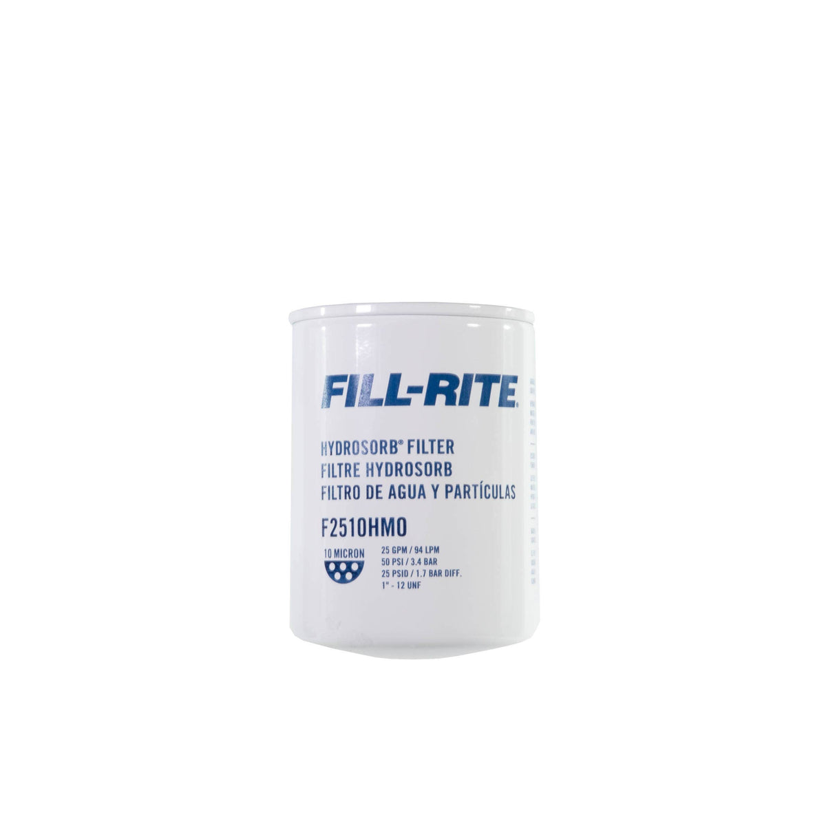 Fill-Rite F2510HM0 10 Micron Water-Detecting Fuel Filter, 25 GPM