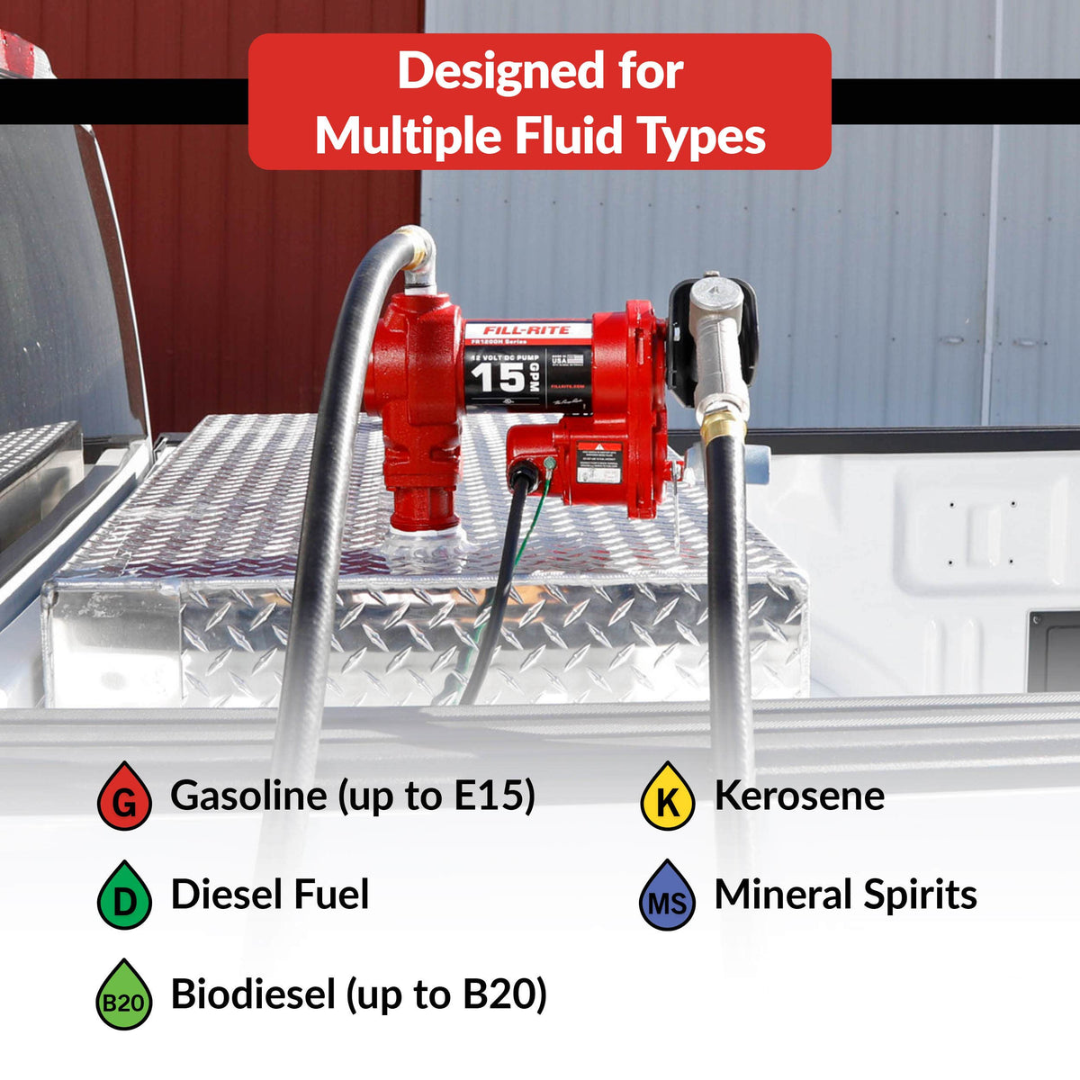Fill-Rite FR1210HARC compatible fluids