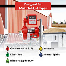 Fill-Rite FR1211H compatible fluids