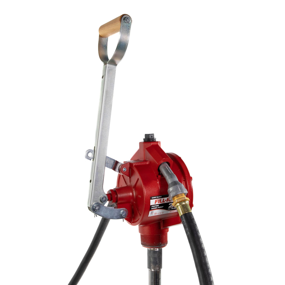 Fill-Rite FR152 Piston Hand Fuel Transfer Pump with Hose, Spout and Suction Pipe