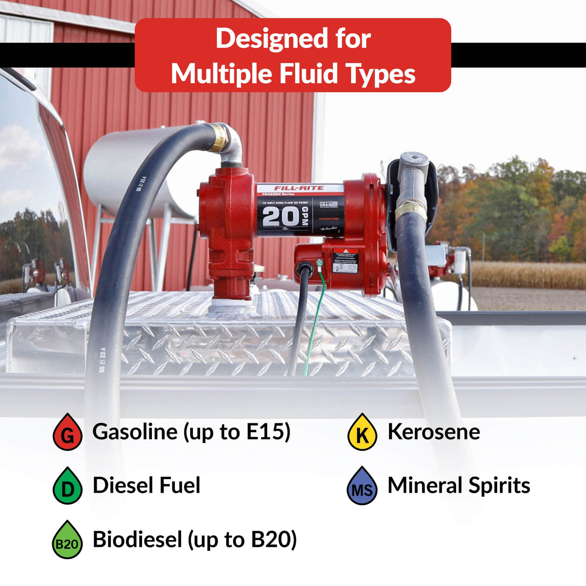 Fill-Rite FR4210H compatible fluids