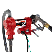 Fill-Rite FR4210HARC 20 GPM 12V Fuel Transfer Pump, Sub-Zero Hose and Auto Diesel Nozzle