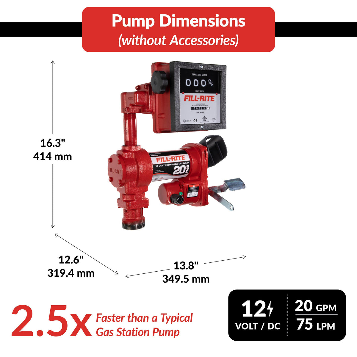 Fill-Rite FR4211H dimensions