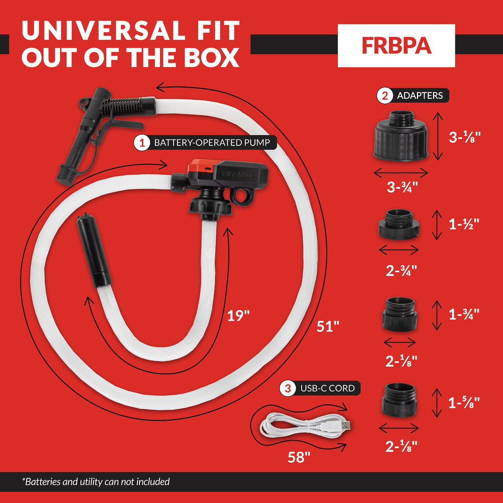 Fill-Rite FRBPA included parts