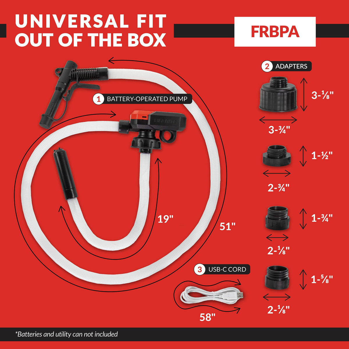 Fill-Rite FRBPA included parts