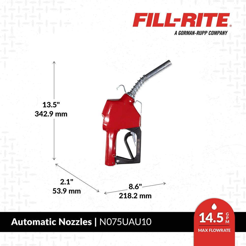 Fill-Rite N075UAU10 dimensions