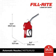 Fill-Rite N075UAU10 dimensions