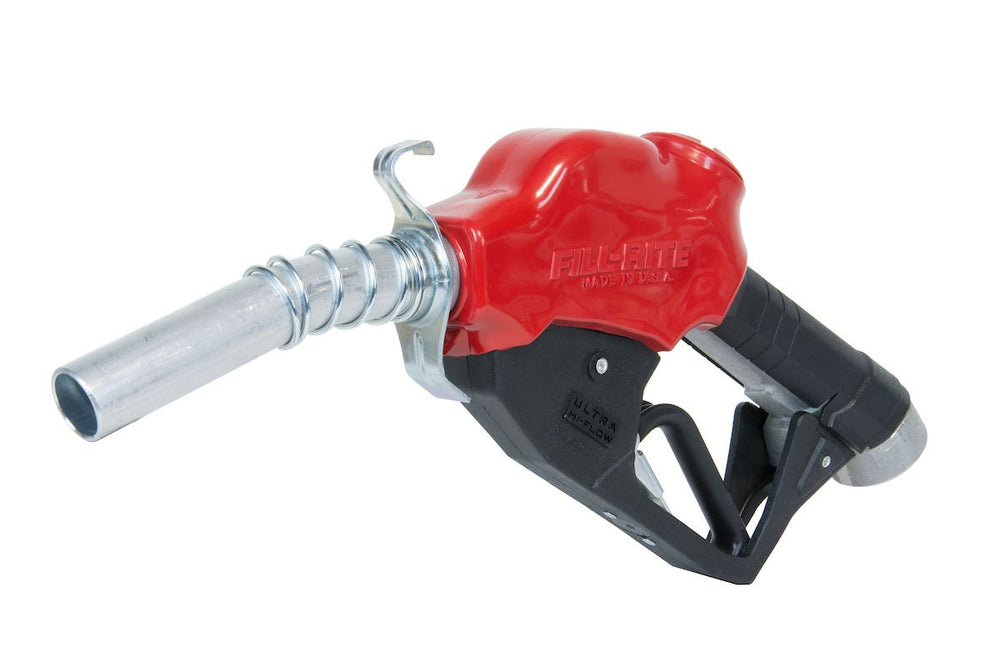 Fill-Rite N100DAU13 1 in. Ultra High-Flow Automatic Nozzle, Red