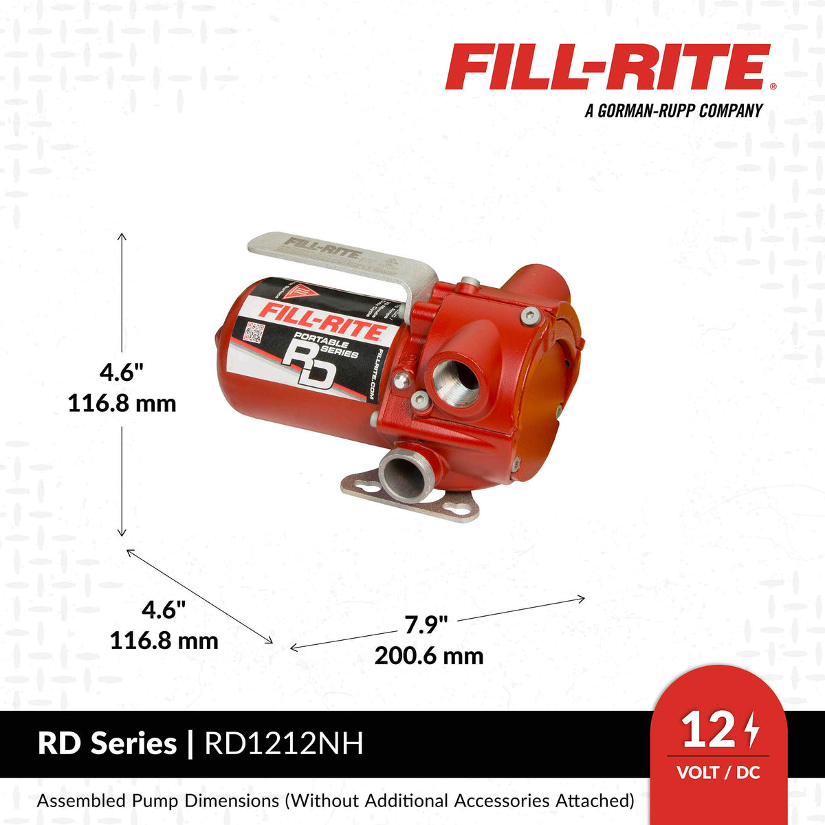 Fill-Rite RD1212NH dimensions