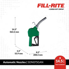 Fill-Rite SDN075GAN dimensions