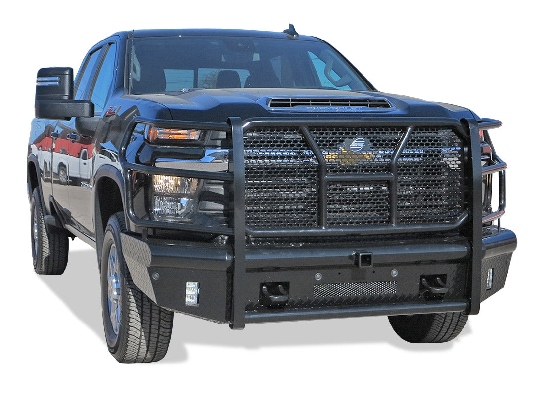 Steelcraft HD Front Bumper Replacements - Black - 2024-2025 Chevy Silverado 2500/3500 (HD10444RC)
