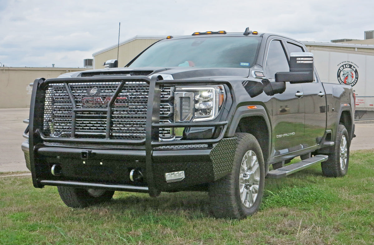 Steelcraft HD Front Bumper Replacements - Black - 2020-2023 GMC Sierra 2500/3500 (Includes Denali) (HD10465RC)