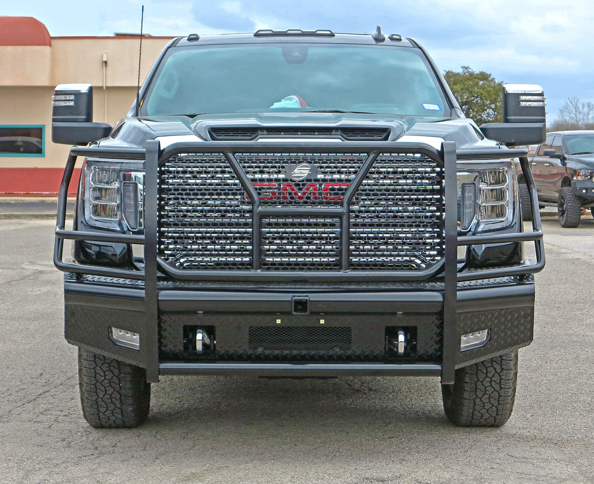 Steelcraft HD Front Bumper Replacements - Black - 2020-2023 GMC Sierra 2500/3500 (Includes Denali) (HD10465RC)