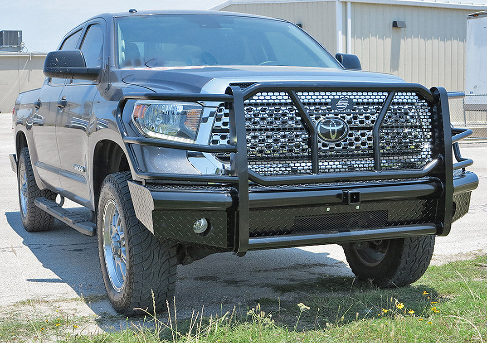 Steelcraft HD Front Bumper Replacements - Black - 2014-2021 Toyota Tundra (HD13380RC)