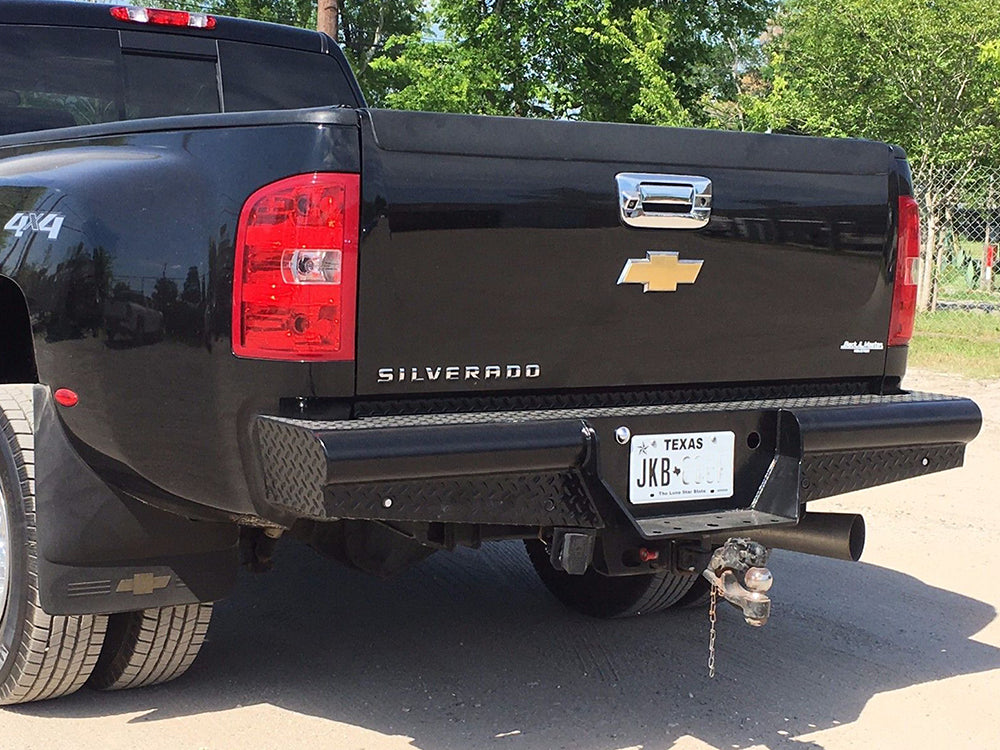 Steelcraft HD Rear Bumper Replacements - Black - 2014-2019 Chevy Silverado 2500/3500 (HD20410)