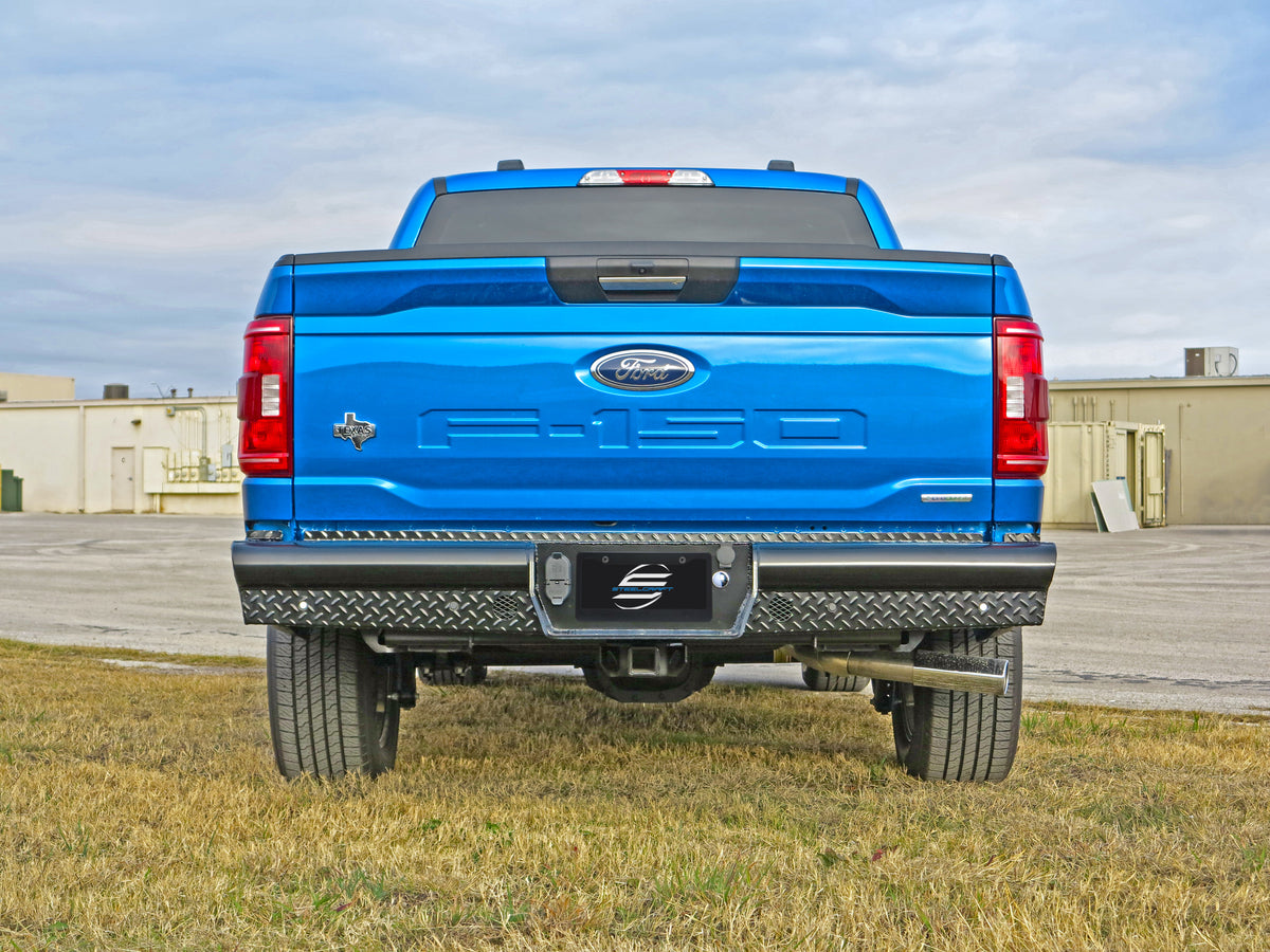 Steelcraft HD Rear Bumper Replacements - Black - 2015-2023 Ford F150 (Fits all OE hitches) (HD21420)