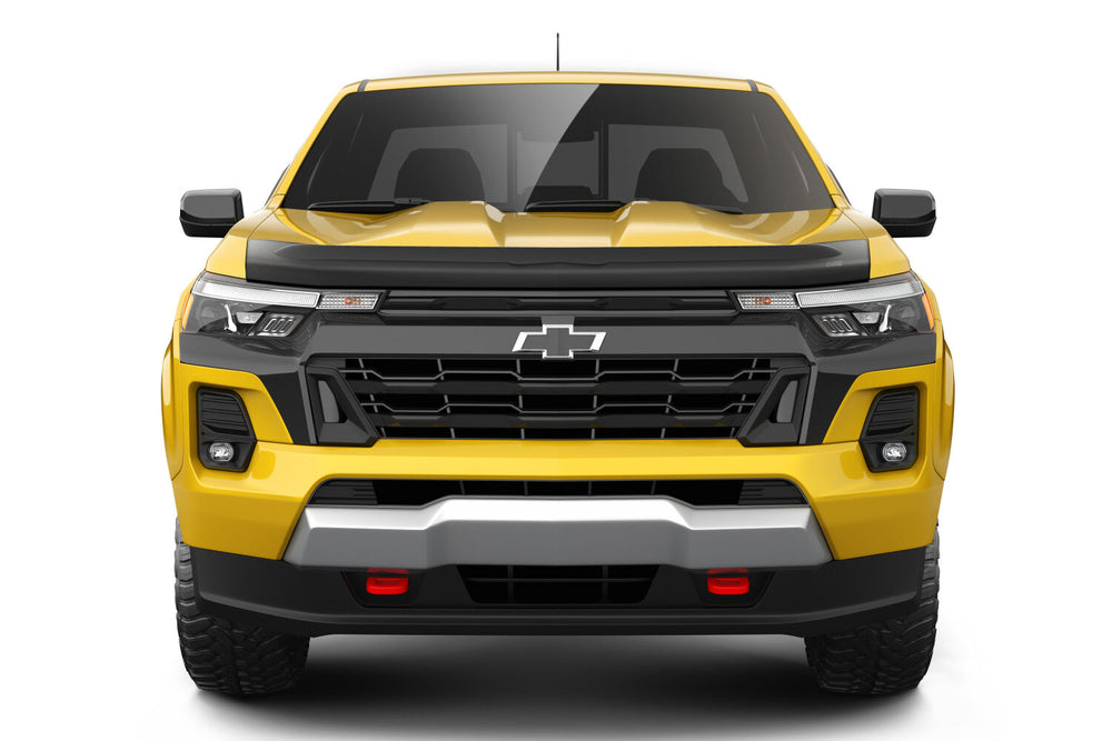 Husky Liners Aeroskin II Hood Protector; Matte Black Low Profile - 2023-2027 Chevrolet Colorado - Part 2830213