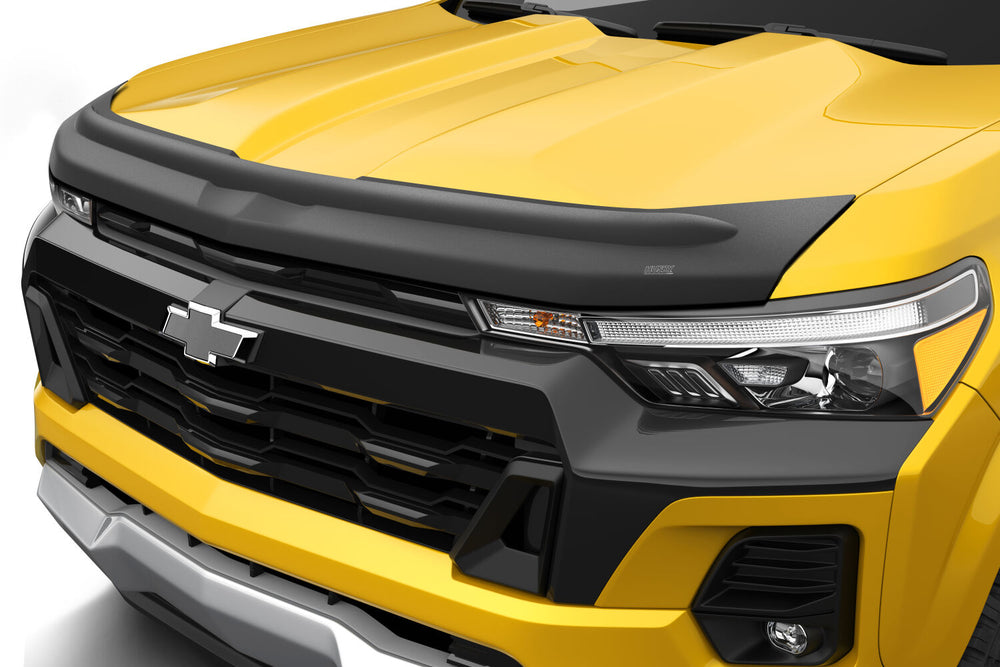 Husky Liners Aeroskin II Hood Protector; Matte Black Low Profile - 2023-2027 Chevrolet Colorado - Part 2830213