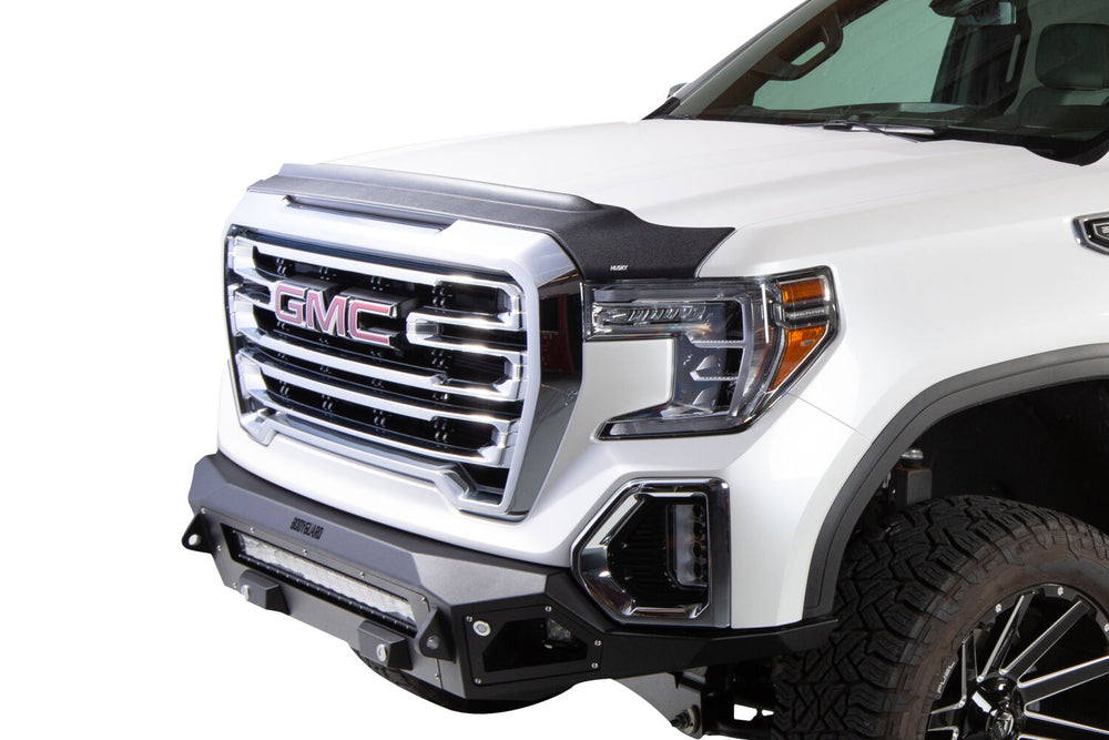Husky Liners Aeroskin II Hood Protector; Matte Black Low Profile - Part 2830003
