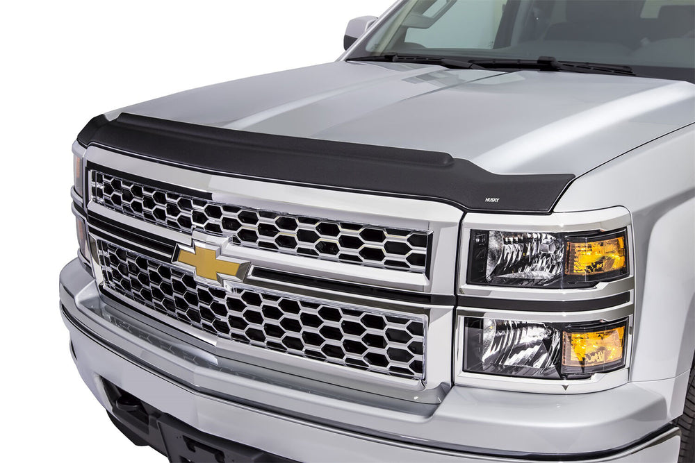 Husky Liners Aeroskin II Hood Protector; Matte Black Low Profile - 2007-2010 Chevrolet Silverado 2500 HD / 2007-2010 Chevrolet Silverado 3500 HD - Part 2830005